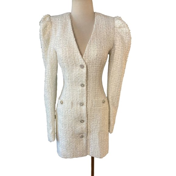 NBD Bridget Dress in Ivory - Picture 4 of 10